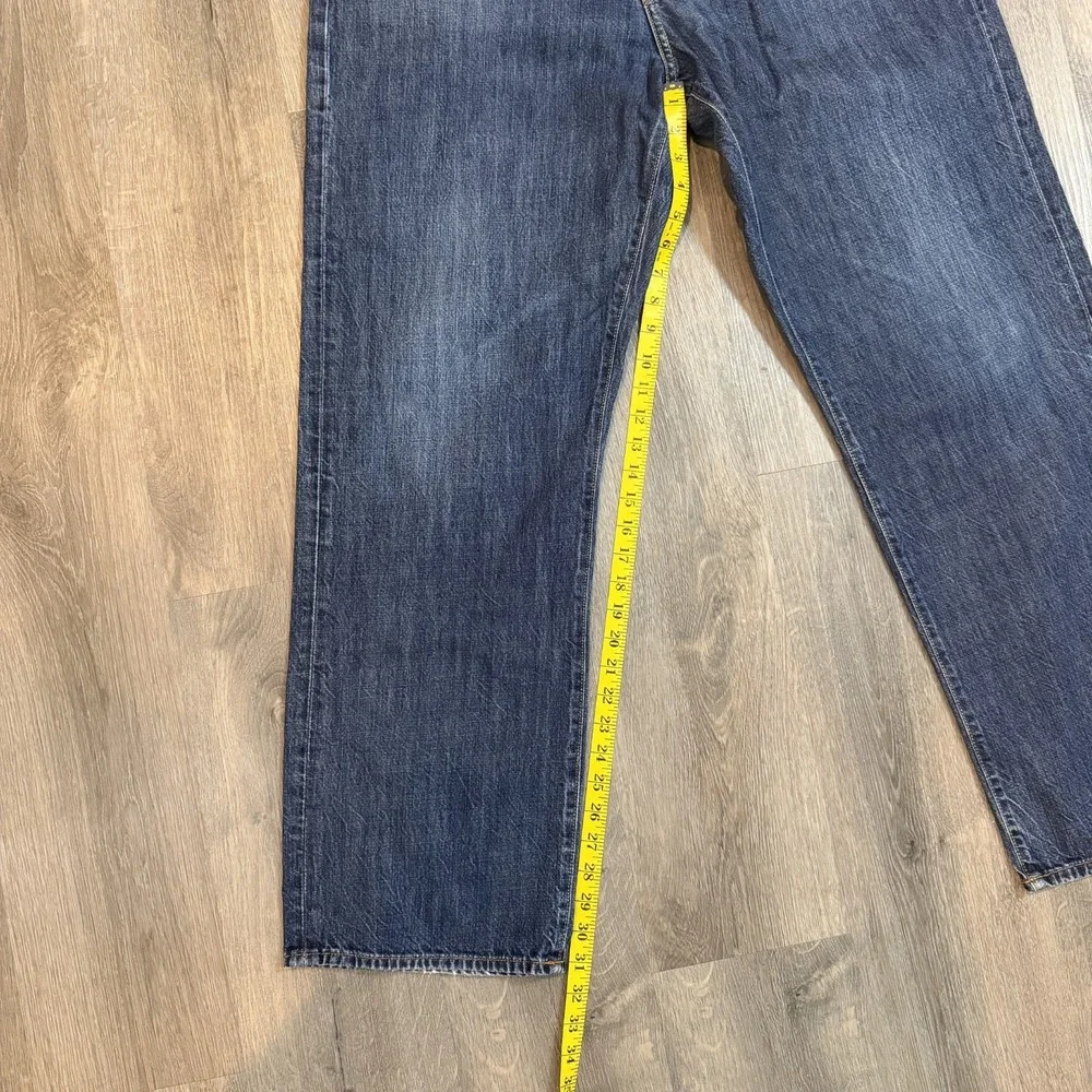 Vintage Y2K Lucky Brand Dungarees Jeans Baggy 38x31 Made In USA Gene Montesano